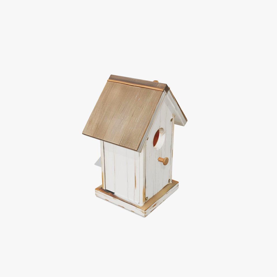 Rustic Wooden Birdhouse Model Pack for D Applications